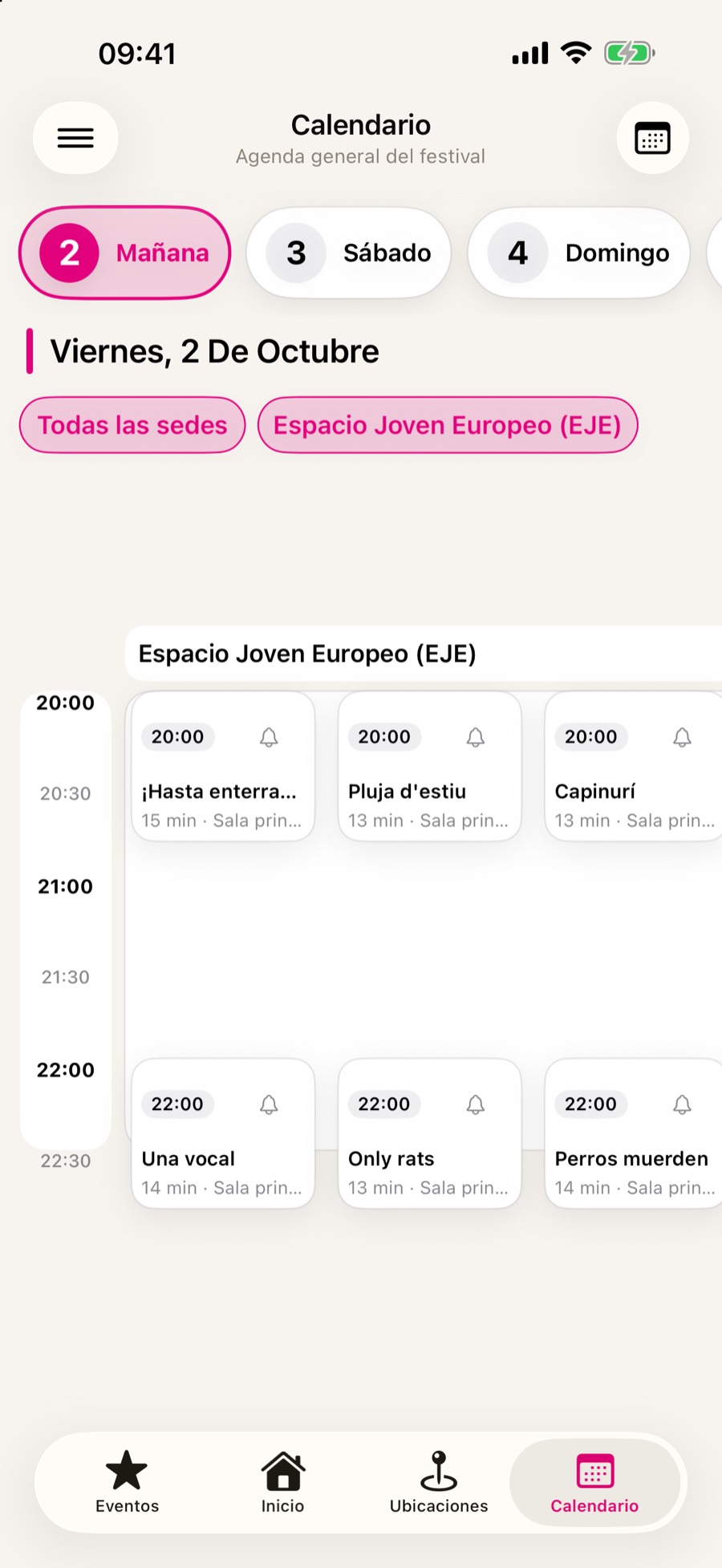 Tu agenda