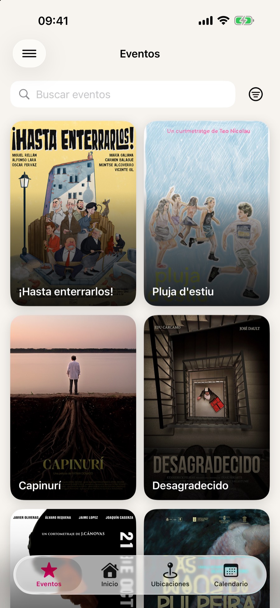 Cortos y secciones